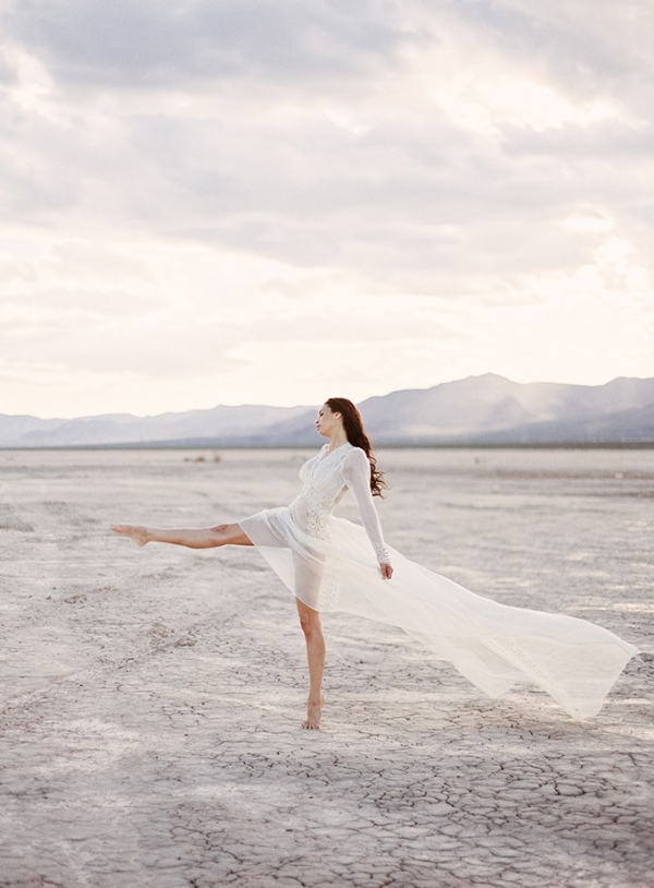 Romantic Desert Boudoir Session