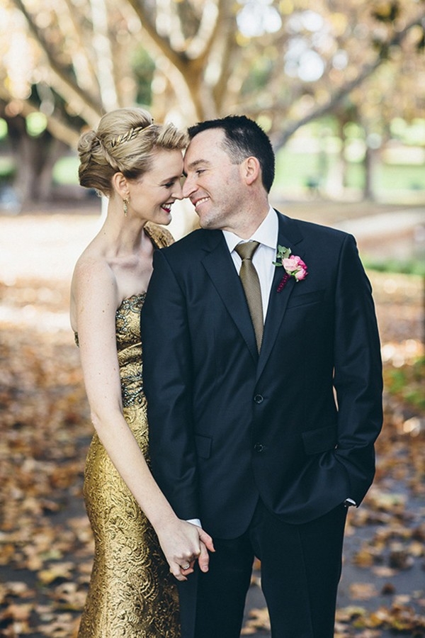 Beautiful Gold Perth Wedding