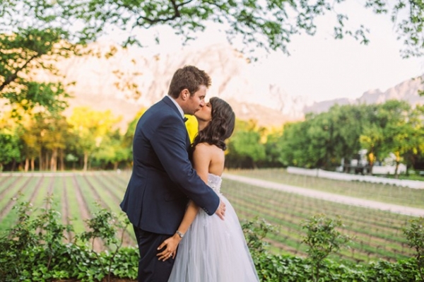 Bright Bougainvillea Inspired Vineyard Wedding