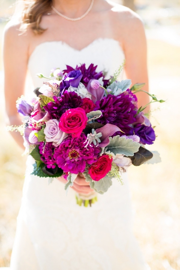 A Rustic Purple Colorado Wedding