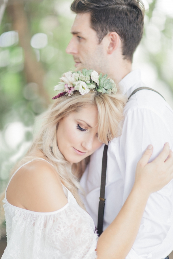 Organic Bohemian Beach Elopement Inspiration