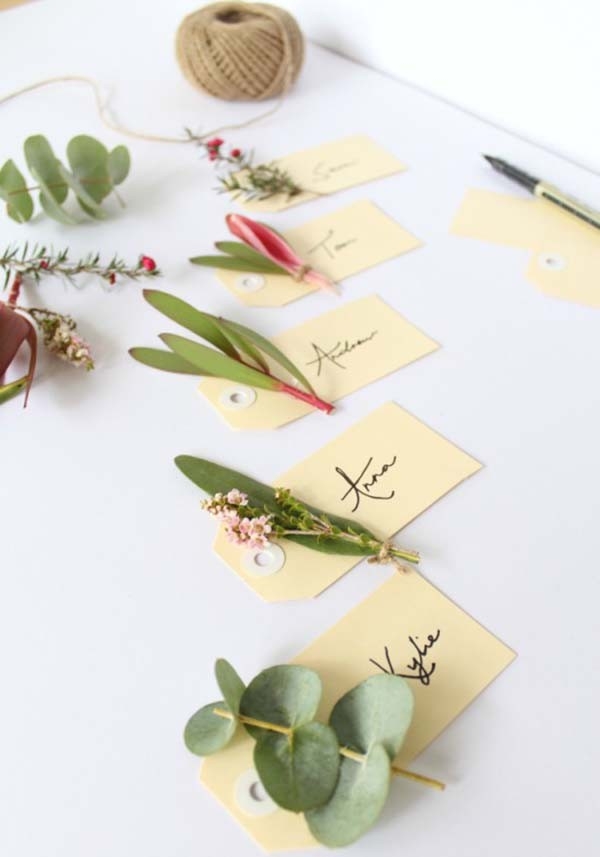 Native Flower Placecard Tutorial