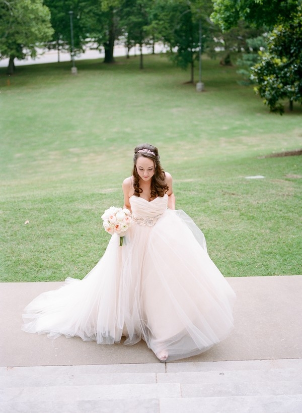 Blush and Gold Mansion Wedding