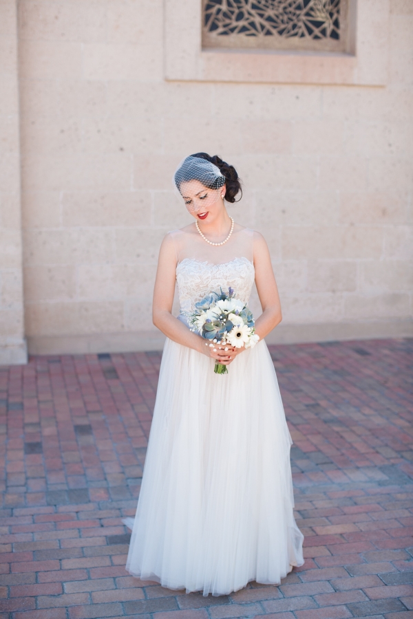 Lavender, Sky Blue, & Gray Modern Wedding