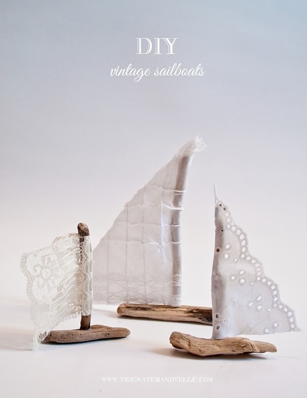 DIY Vintage Sailboats