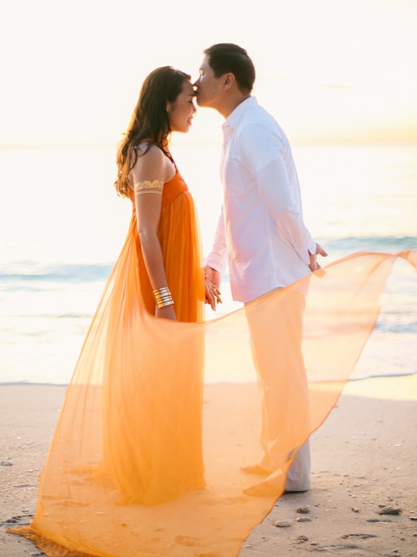 Sunset Beach Engagement Session