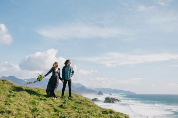 Breathtaking Coastal Engagement Session