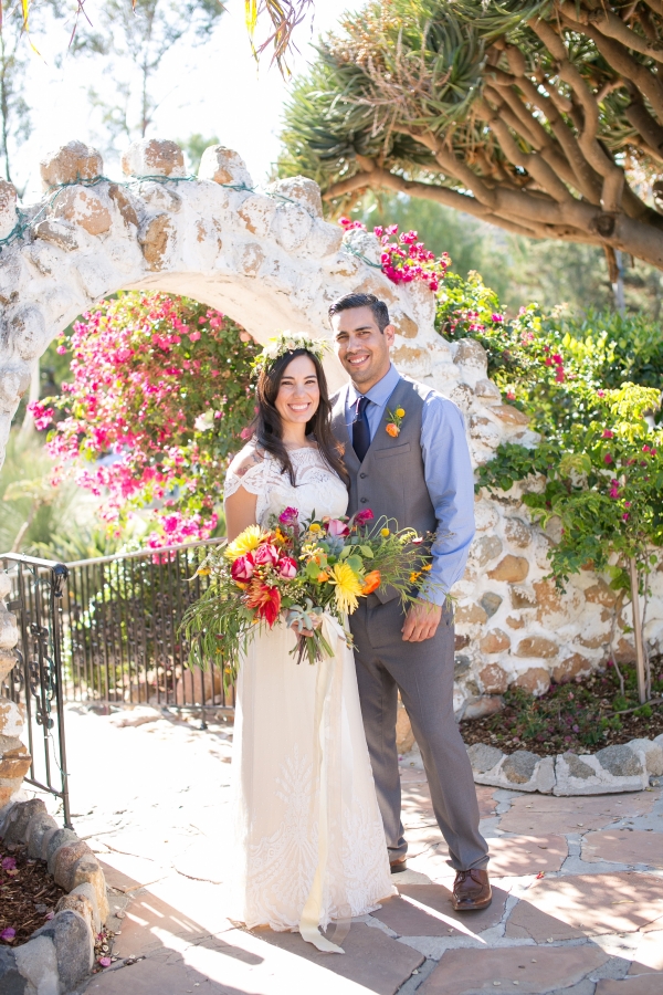 Colorful & Chic Ranch Wedding in Carlsbad, CA