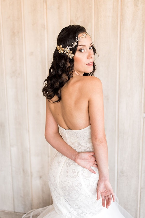 Styling a Modern Bohemian Bridal Headpiece