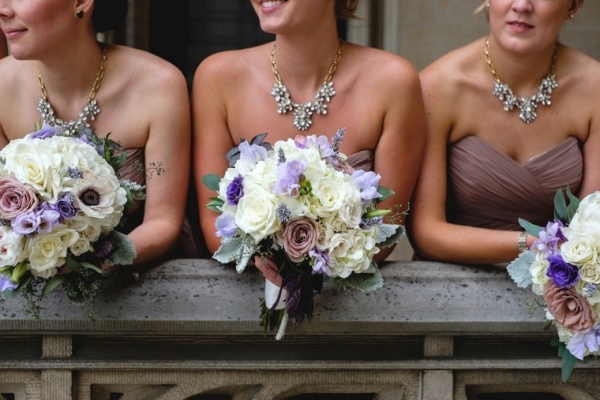 Purple Rustic Elegant Asheville Wedding