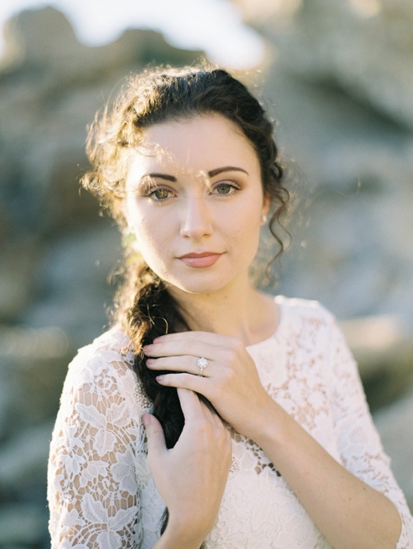 Romantic Coastal Bridal Portraits