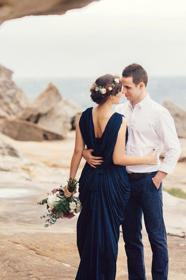 Romantic Clifftop Engagement Photos