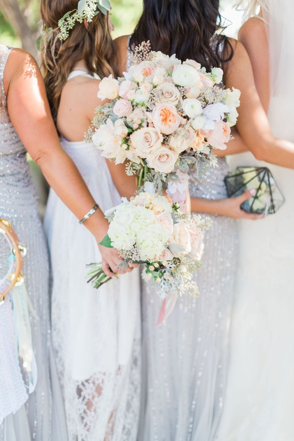 Glam + Bohemian California Wedding