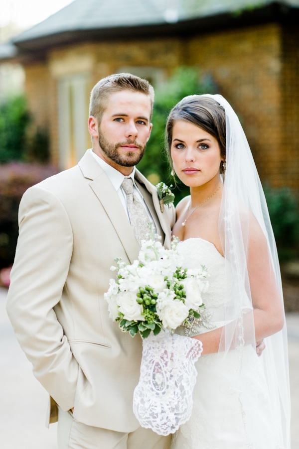 Blush And Ivory Al Fresco Lakeside Wedding