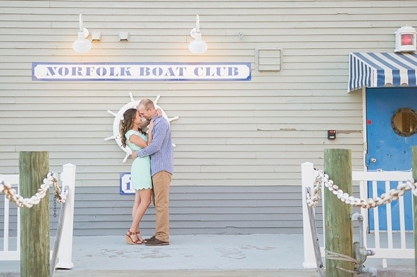 Sweet Nautical Engagement Session