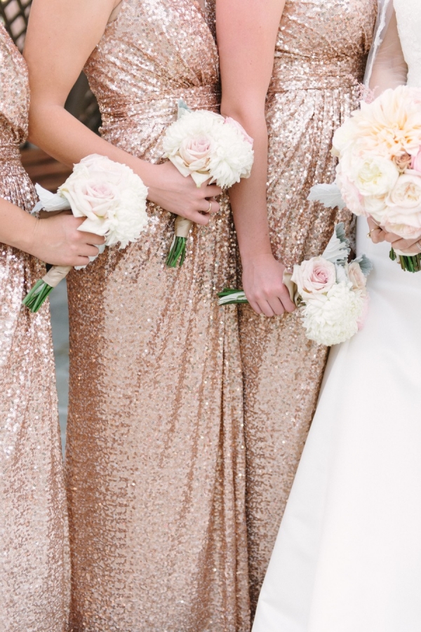 Rose Gold Vintage Glam San Diego Wedding