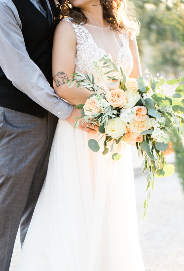 Ivory & Blush Olive Mill Wedding Inspiration