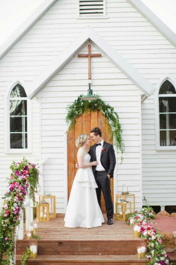 Australian Country Church Wedding Inspiration