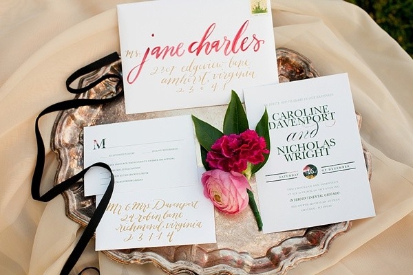 Jewel-Toned Ruby and Marsala Wedding Inspiration