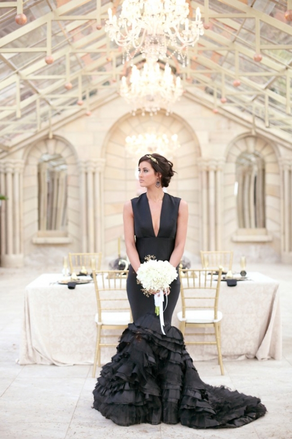 Opulent Monochrome Wedding Inspiration