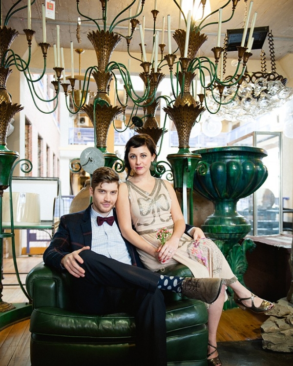 Vintage 1920's Chicago Engagement