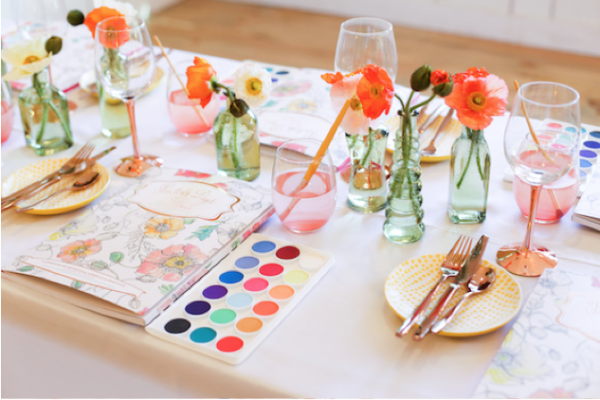 A Watercolor Inspired Party with Painterly Days