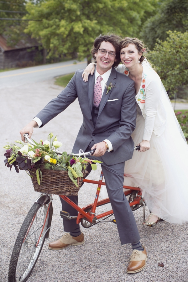 Colorful Vermont Fall Wedding