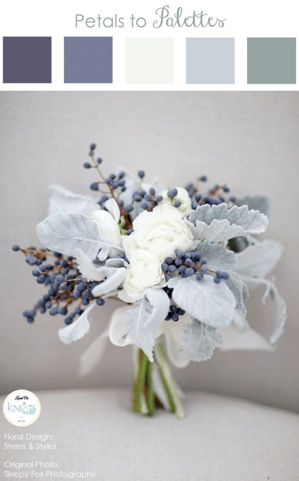 Winter Wedding Bouquet | Petals To Palettes 19