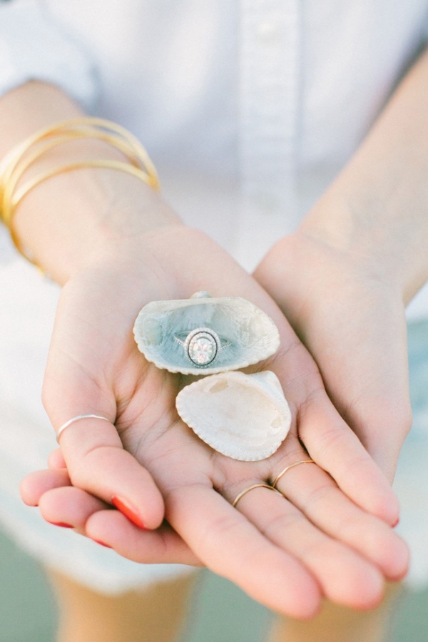 Relaxed Seaside Engagement in Charleston