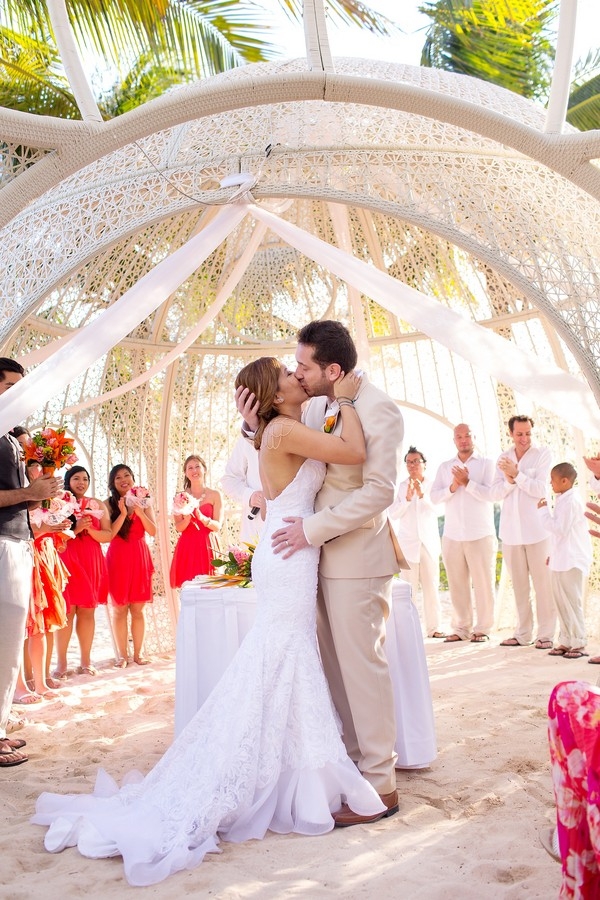 Seaside Wedding at Sandos Caracol Eco Resort