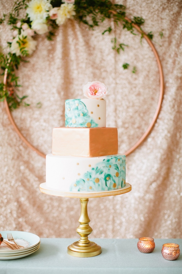 Rose Gold Wedding Inspiration with Minted