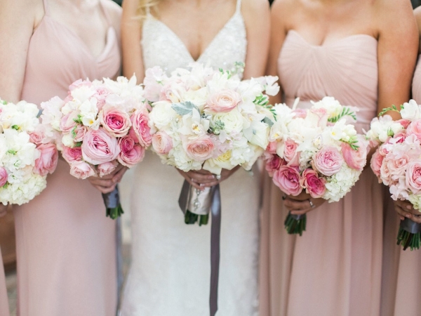 A Blush + White Romantic Arizona Desert Wedding