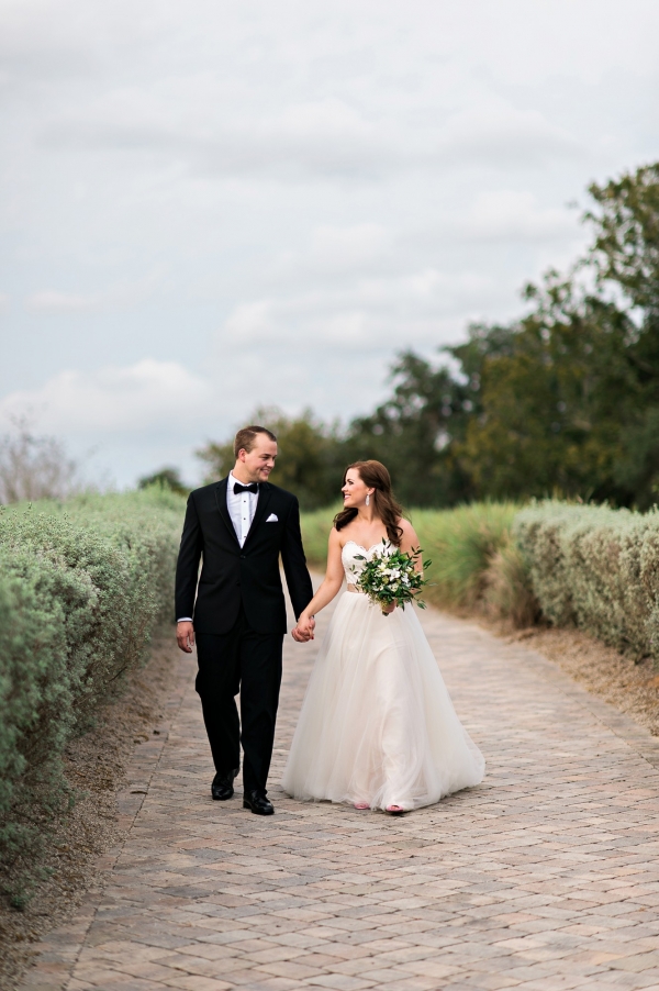 Ivory, Green, And Gold Winter Estate Wedding