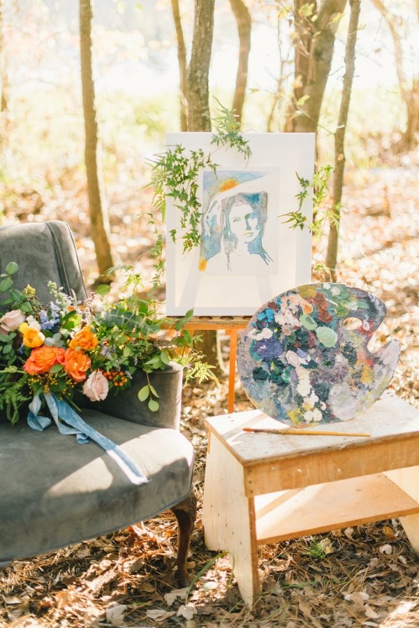 Painterly Inspired Wedding Editorial