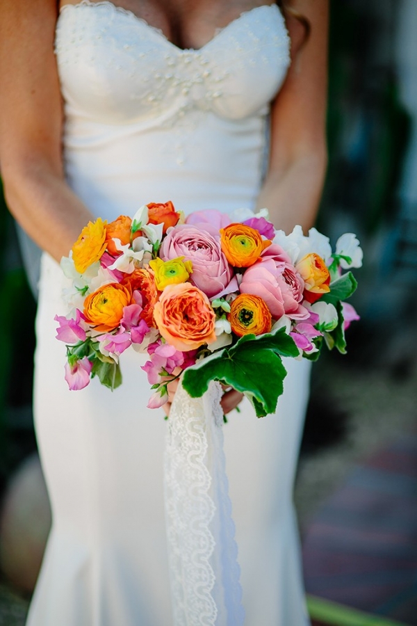 Colorful Vintage California Wedding