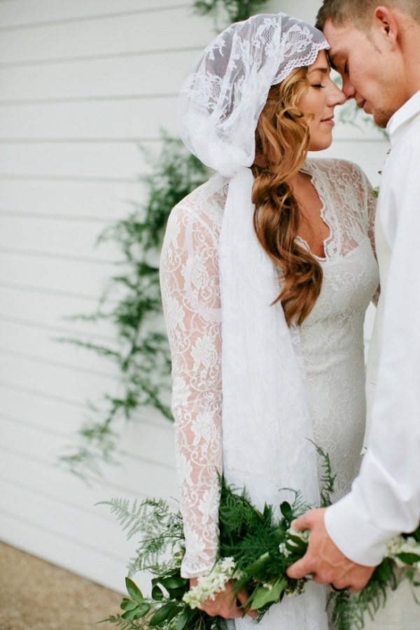 Green And White Organic Wedding Inspiration