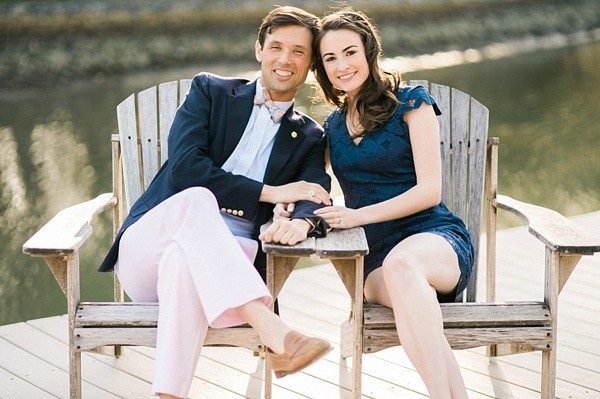 Southern Chic Dockside Engagement