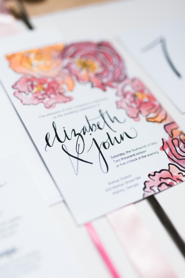 Spring Watercolor Wedding Inspiration