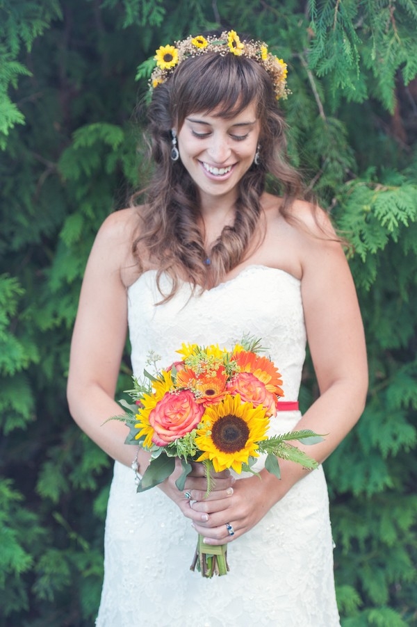 Colorful Summer Wildflower Wedding