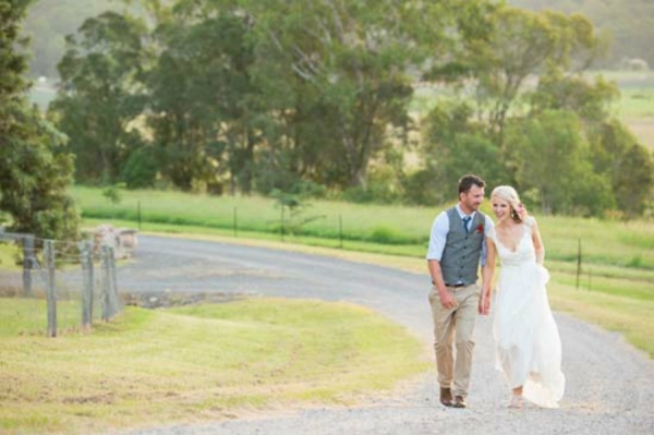 Colorful Rustic Farm Wedding