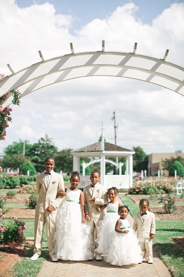 Rose Garden Wedding Ceremony in Virginia