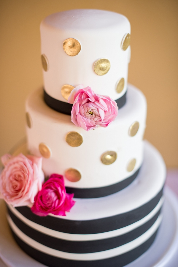 Stripes & Soft Pink Elegant Colorado Wedding