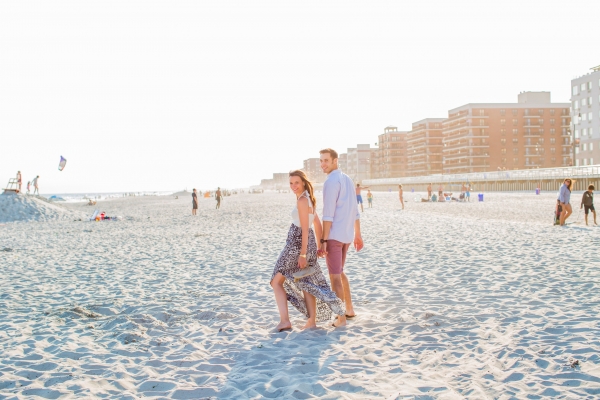 New York Beach Engagement Session