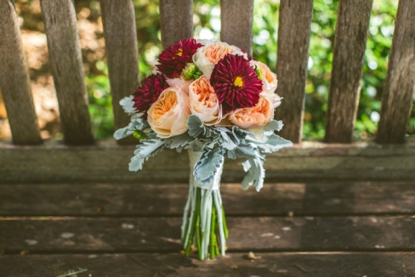 A Candlelit Red & Gold Jacksonville Wedding