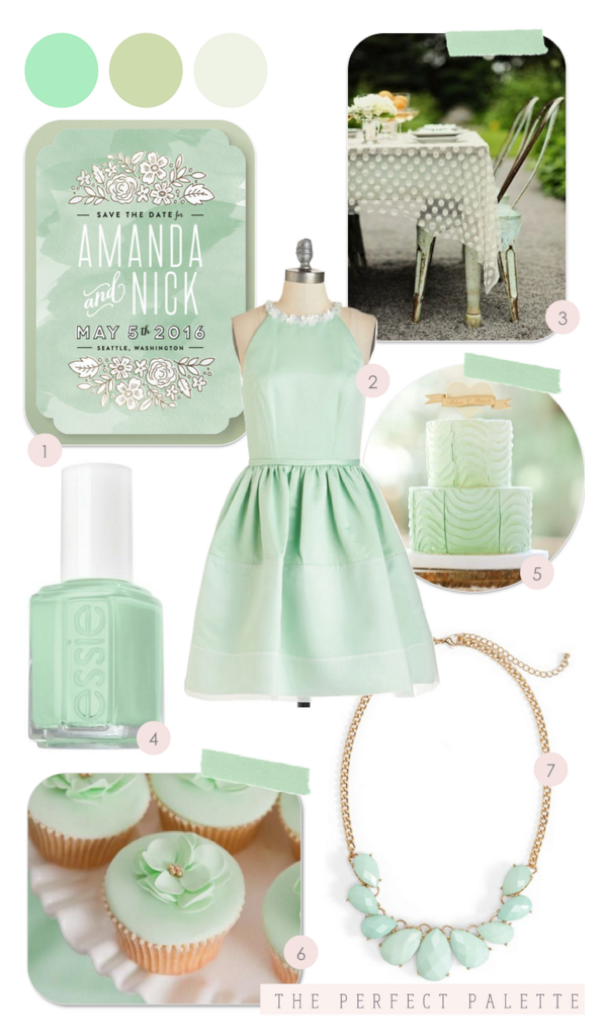 7 Ideas for a Fun and Fabulous Mint Wedding