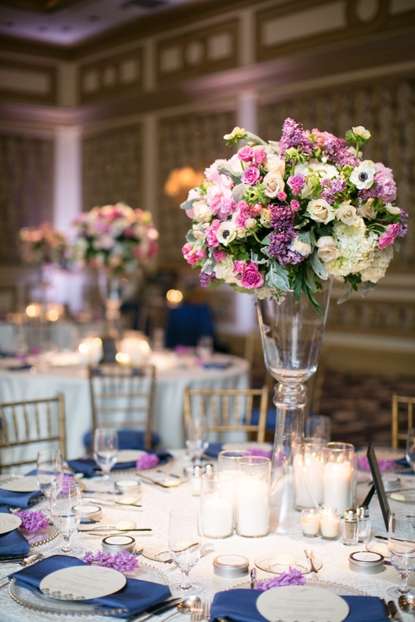 Purple Spring Wedding at The Bellagio