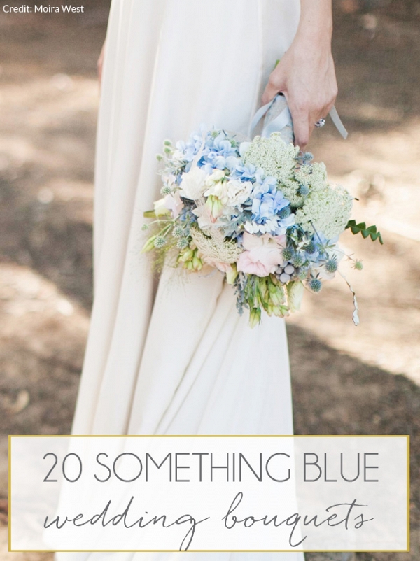 20 Something Blue Wedding Bouquets