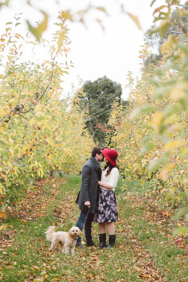 Adelaide Hills Orchard Engagement