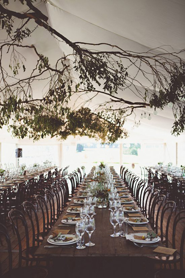 Stunning Wooden Wedding Table Ideas