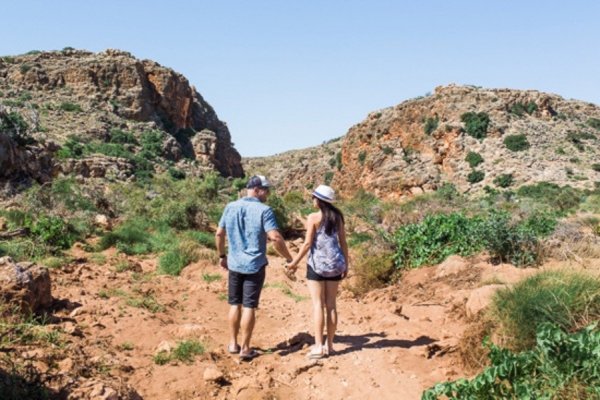 Exmouth Beach Engagement Photos